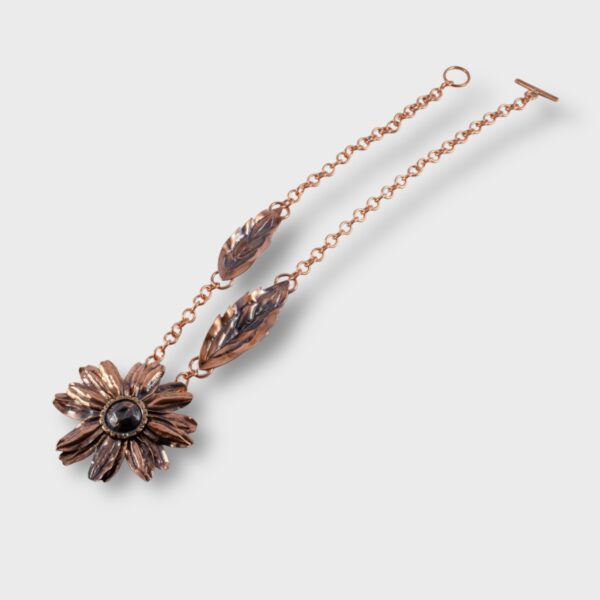 Black-Eyed Susan Flower Chain Necklace