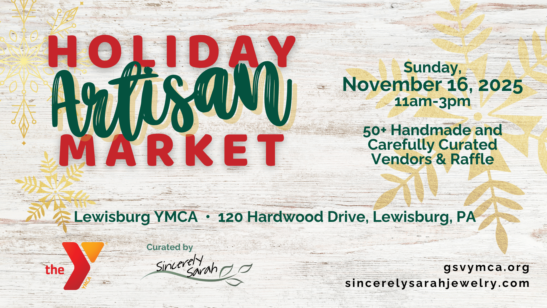 Holiday Artisan Market Landscape