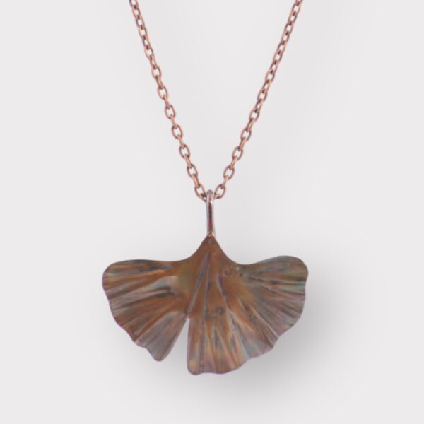 Ginkgo Tree Leaf Pendant